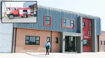  ?? ?? Beitbridge Fire Station was built by the Government in partnershi­p with the Zimborders Consortium under a private public partnershi­p. – Pictures: Thupeyo Muleya