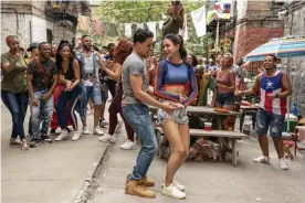  ?? Photograph: Macall Polay/AP ?? In the Heights … like a feature-length version of that moment in Fame when the kids start dancing and singing outside the New York High School of Performing Arts.