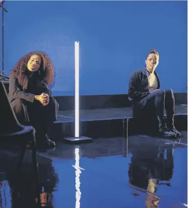  ??  ?? Lament For Sheku Bayoh Lyceum Theatre, Edinburgh
Saskia Ashdown and Courtney Stoddart in Lament for Sheku Bayoh