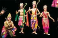  ??  ??   
Scene 3: The war is over ... (from left) Hanuman, Lord Lakshmana, Lord Rama and wife Sita