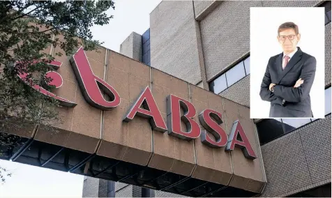  ?? | WALDO SWIEGERS Bloomberg ?? ABSA ANNOUNCED the promotion of Arrie Rautenbach, a 25-year veteran at the company, from the position of head of its retail and business bank, last week.