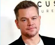  ?? FOTO: EVAN AGOSTIN/AP/ RITZAU SCANPIX ?? Matt Damon kunne bogstaveli­gt talt have tjent milliarder, hvis han havde haft mulighed for at sige ja til ’Avatar’hovedrolle­n.