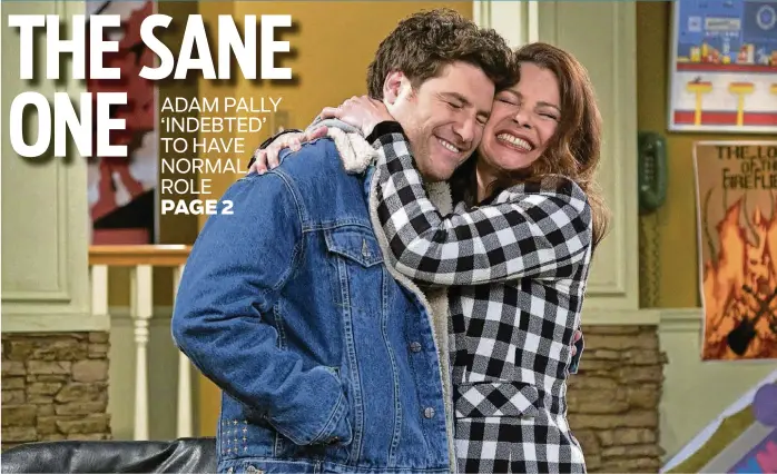  ?? TRAE PATTON/NBC ?? Fran Drescher and Adam Pally star as mother and son in “Indebted.”