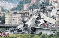  ?? PHOTO: REUTERS ?? Searching . . . Rescue personnel attempt to find survivors in the aftermath of the bridge collapse.