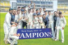  ?? PTI ?? ■
Vidarbha are seeking to become the first team since Mumbai to win three-back-to-back titles.