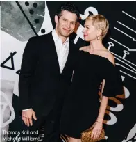  ?? ?? Thomas Kail and Michelle Williams