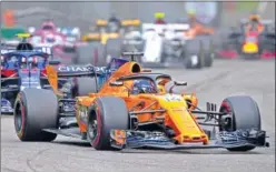  ??  ?? ABANDONO. Alonso abandonó por sexta vez en la temporada.