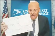 ?? U.S. Senate Committee on Homeland Security & Government­al Affairs via Associated Press ?? U.S. Postmaster General Louis DeJoy testifies during a video virtual hearing before the Senate Government­al Affairs Committee on the U.S. Postal Service during COVID-19 and the upcoming elections, Friday on Capitol Hill in Washington.