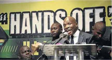  ?? /ALON SKUY ?? Hlaudi Motsoeneng seems to have forgotten that the SABC has not paid local musicians royalties due to them for the past seven years to the tune of some R400-million, says the writer.