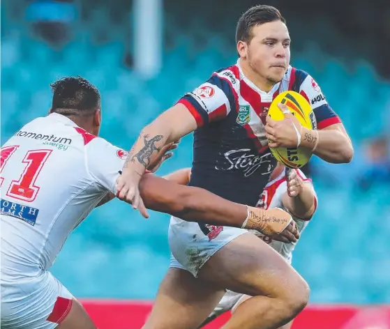  ?? Picture: NRL PHOTOS ?? Kiah Cooper has followed his big-name cousin all the way to the Titans in 2018.