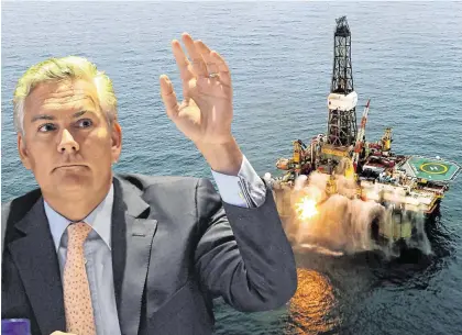  ??  ?? Bye-bye, Barryroe: Tony O’Reilly Jnr ends eight years seeking crude in the Celtic Sea