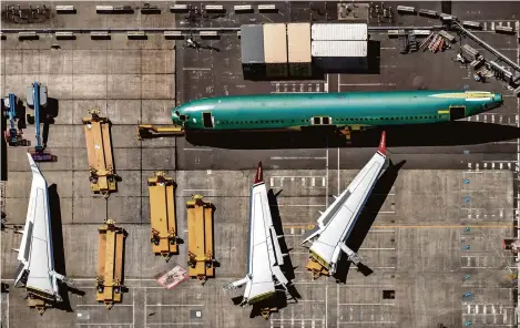  ?? (RENTON, ÉTAT DE WASHINGTON, 21 JUILLET 2019/GARY HE/EPA) ?? L’avionneur américain a enregistré l’an dernier 1456 commandes, dont 987 rien que pour le 737 MAX.