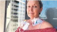  ??  ?? North Bay’s Terri McGregor, 54, was diagnosed with a breastimpl­ant-related form of cancer in 2016. At the time she was told she had just six months to live.