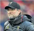  ??  ?? Liverpool manager Jurgen Klopp is in confident mood.