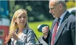  ?? ANDREW HARNIK ASSOCIATED PRESS ?? White House Deputy Chief of Staff Kirstjen Nielsen, seen with Chief of Staff John Kelly, has been nominated as the next secretary of Homeland Security.