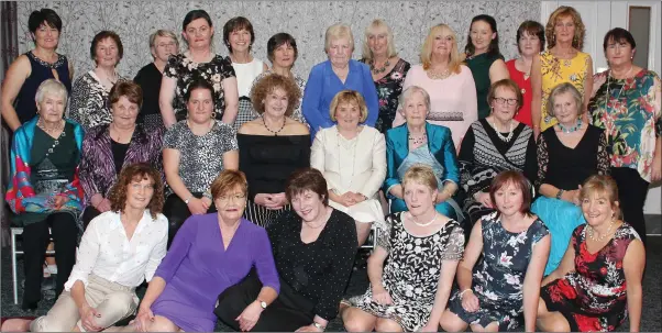  ??  ?? Attending the Blackwater Womens’ Group Annual Harvest Ball in The Kenmare Bay Hotel were (BACK): Joan Egan, Abina Maguiness, Noreen O’Shea, Mary Doyle, Mary O’Farrell, Catherine Dodd, Geraldine McCarthy, Shirley Pryce, Doreen O’Sullivan, Sandra O’Shea, Noreen O’Shea, Nora Kelleher and Mary D O’Neill.MIDDLE: Marie O’Connell, Shelia O’Connor, Amelia Dodd, Mairead Robinson, Josephine O’Neill, Tessy O’Connell, Anna Downing and Maureen O’Brien.FRONT: Mary Falvey, Cáit O’Shea Sheehan, Mary O’Neill, Kitty Doyle, Eileen Reilly and Bridie McCarthy. Photo by Mary O’Leary.