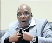  ??  ?? INSISTENT: Health Minister Aaron Motsoaledi