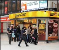  ??  ?? ON THE MOVE: Upper Crust is one of SSP’s brands