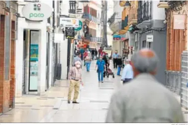  ?? JOSUÉ CORREA ?? Aspecto este jueves del centro de la capital.