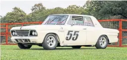  ??  ?? A 1965 Studebaker Lark Daytona 500.