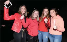  ??  ?? Peig O’Connor, Elaine Daly, Niamh Browne and Shannon O’Donovan at the celebratio­ns.