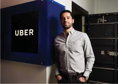  ?? NATHAN DENETTE/THE CANADIAN PRESS FILE PHOTO ?? Uber Canada general manager Rob Khazzam said the introducti­on of the breaks follows similar moves in other countries.