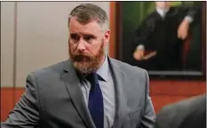  ?? MELISSA PHILLIP/HOUSTON CHRONICLE VIA AP, POOL ?? In this June 13, file photo, Terry Thompson, accused of fatally choking John Hernandez, is shown in court in Houston.