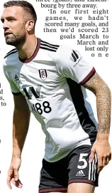  ?? ?? Stephen Kenny catches up with former assistant Vinny Perth (left) in Tallaght, and (right) Shane Duffy lining out for Fulham, who he joined on loan from Brighton & Hove Albion during the week