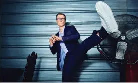  ?? Photograph: Jessica Chou/The Observer ?? ‘Apparently I’m the most successful man ever in comedy in Britain’: Stephen Merchant wears suit by Canali; shirt by Nigel Curtiss; socks by London Sock Co; and shoes by Koio.