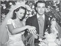  ?? Keystone/Hulton Archive/Getty Images ?? A FIRST MARRIAGE Vanderbilt wedded Pasquale “Pat” Di Cicco in 1941. The talent agent was verbally and physically abusive toward her.