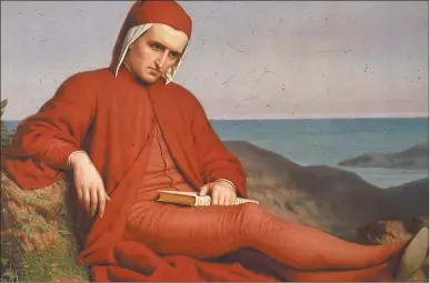  ?? CEDOC PERFIL ?? DANTE. Dante en el exilio, Peterlin Domenico (1865). Escribió una obra que no deja de leerse y admirarse.