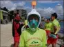  ??  ?? Fanny Poderini,  ans, est l’une des recrues qui surveiller­a les plages azuréennes cet été.