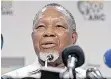  ?? | ITUMELENG ENGLISH/AFRICAN News Agency (ANA) ?? ANC electoral committee head Kgalema Motlanthe.