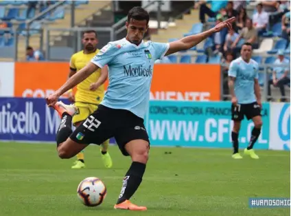  ?? FACEBOOK DE O’HIGGINS ?? El joven tico Fabrizio Ramírez llega a Herediano procedente de O’Higgins de Chile.