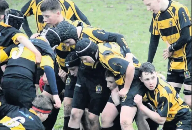  ??  ?? Hinckley Under 15s in action. Picture: Lee Buckler