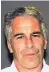  ??  ?? Jeffrey Epstein