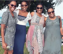  ??  ?? From left: Audrey Williams, Joylett Walker-Clocken, Patrica Beckford-Linton and Detommie Sergeant.