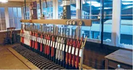  ??  ?? Signal success: A popular feature of the newly-extended railway museum is the restored ex-Halesworth GER signalbox. JOHN JOLLY