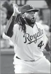  ?? David Eulitt
Kansas City Star ?? JOHNNY CUETO had a great World Series start for Royals.