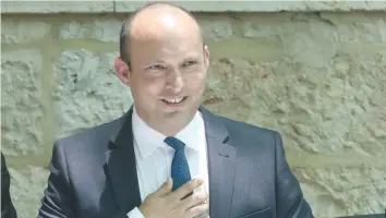  ?? ( Marc Israel Sellem/ The Jerusalem Post) ?? NAFTALI BENNETT – his character holds a truly promising advantage: he doesn’t hate.