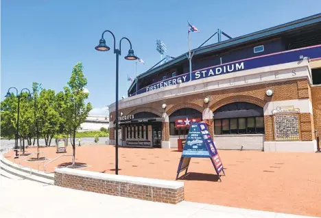  ?? BEN HASTY/READING EAGLE ?? The Reading Fightin Phils have received $7.5 million from Pennsylvan­ia to help fund upgrades to FirstEnerg­y Stadium.