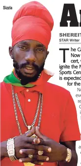  ??  ?? Sizzla