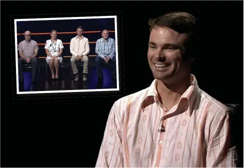  ??  ?? PRESSURE: Innisfail resident and farmhand Luke McAvoy appeared on SBS quiz show Mastermind. He submitted his applicatio­n as a joke, thinking his chances of making it on to the show were extremely remote.