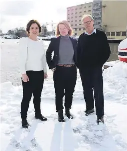  ?? FOTO: VENDY BERG HEGLE ?? IBSENGRUPP­A: Fra venstre: Anette Storli Andersen, Benedikte Berntzen og Jon Nygaard.