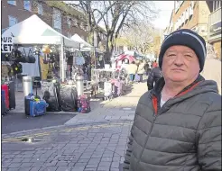  ??  ?? Canterbury Market Traders Assocation chair Steve Bamber