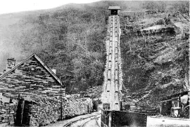  ??  ?? The historic inclined plane at Abergynolw­yn. TR ARCHIVES