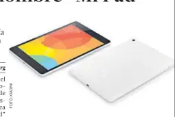  ??  ?? ► La tableta “Mi Pad”, de Xiaomi.