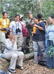  ??  ?? The ATREE team working as part of the 2019 Sultan Qaboos Prize project