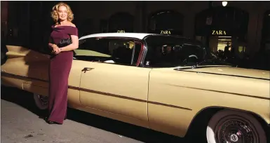  ??  ?? Jessica Lange arrives at the Los Angeles Premiere of “Feud: Bette and Joan” at the TCL Chinese Theatre.