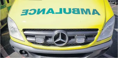  ??  ?? ●●North West Ambulance Service said this Christmas was one of their busiest ever